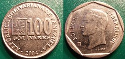 100 Bolivars 2004