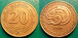 20 Centimes 1987