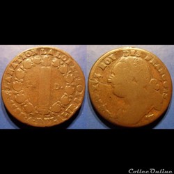 A-Constitution 12 Deniers 1793 Pau