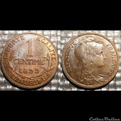 Aa 1 centime Dupuis 1899