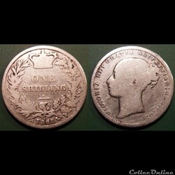 Grande Bretagne 1 Shilling 1868