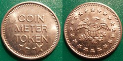 e- J etr USA Coin Meter Token (variante aigle)