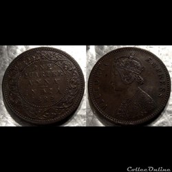 India 1/4 Anna 1882