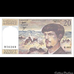 20 Francs Debussy