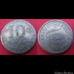 p- MN Charleville&Sedan 10 C. 1921 Al Elie:10.2