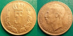 5 Francs 1986