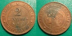 J-Troisième République 2 Centimes Céres 1886 A