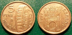 5 Pesetas 1999 Murcie
