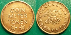 e- J etr USA Coin Meter Token (variante aigle)