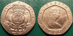 20 Pence 1982