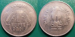 1 Roupie 2001 Calcutta