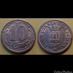 p- MN Ham 10 C. 1922 Al Elie:10.2