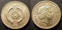 1 Pound 2001 Croix celtique