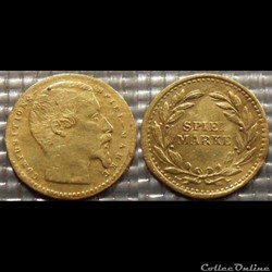 e- J etr Allemagne / Napoléon III Spiel Marke