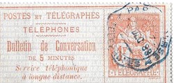 Les timbres téléphones - Postes et Télégraphes