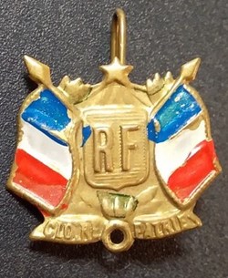 Insigne épinglette RF Gloire Patrie