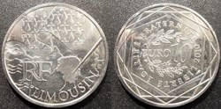 10 Euros des Régions 2010 1er type LIMOUSIN