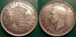 Grande Bretagne 1/2 Couronne 1942