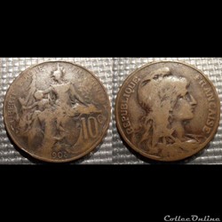 Da 10 centimes Dupuis 1905