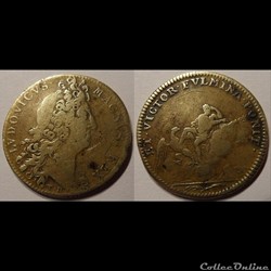 m- Jeton Roy Louis XIV