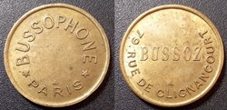 fb- Bussoz - Jeton Bussophone Paris
