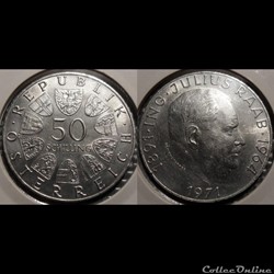 Autriche 50 Shilling 1971