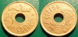 25 Pesetas 1994 Canaries