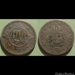 Portugal 100 Reis 1900