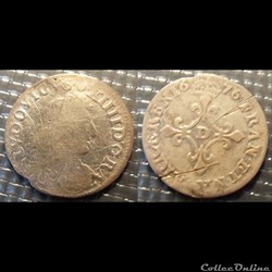 H2 Louis XIV 4 Sols dits "des Traitants" 1676 D Lyon