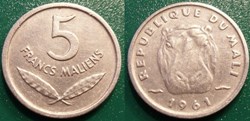 5 Francs 1961