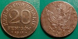Pologne Occupation Allemande 20 Fénigow 1917