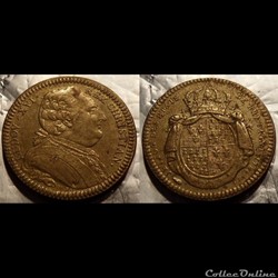 m- Jeton Roy Louis XVI