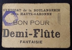 Syndicat de la Boulangerie de la Haute Garonne - Bon pour Demi-Flûte fantaisie