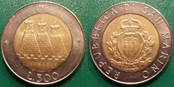 500 Lires 1987