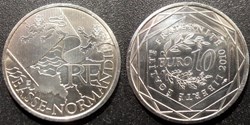10 Euros des Régions 2010 1er type BASSE-NORMANDIE