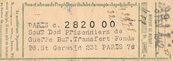 Paris Sous-Don Prisonniers de Guerre 1942