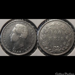 Portugal 100 Reis 1888