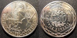 10 Euros des Régions 2010 1er type PROVENCE-ALPES-CÔTE D'AZUR