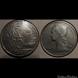 Comores Archipel des Comores 5 francs 1964