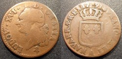 J51 Louis XVI Sol 1791 A Paris