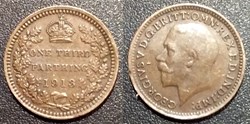 Grande Bretagne One Third Farthing 1913