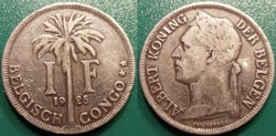 1 Franc 1925 (Belgisch Congo)