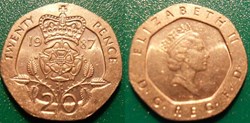20 Pence 1987