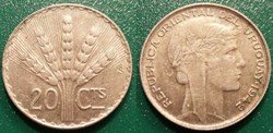 Uruguay 20 Centesimos 1942