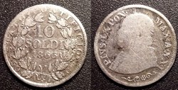 Vatican 10 Soldi 1866 R