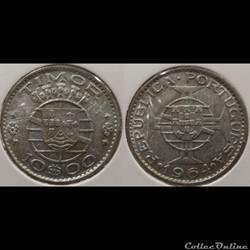 Indonésie Timor Colonie Portugaise 10 escudos 1964