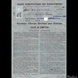 Vieux papiers: Labouheyre Police au compteur 1931