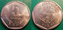 5 Colones 1987