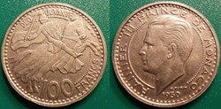 100 Francs 1950 Rainier III