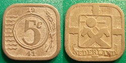 5 Cents 1941 Occupation allemande